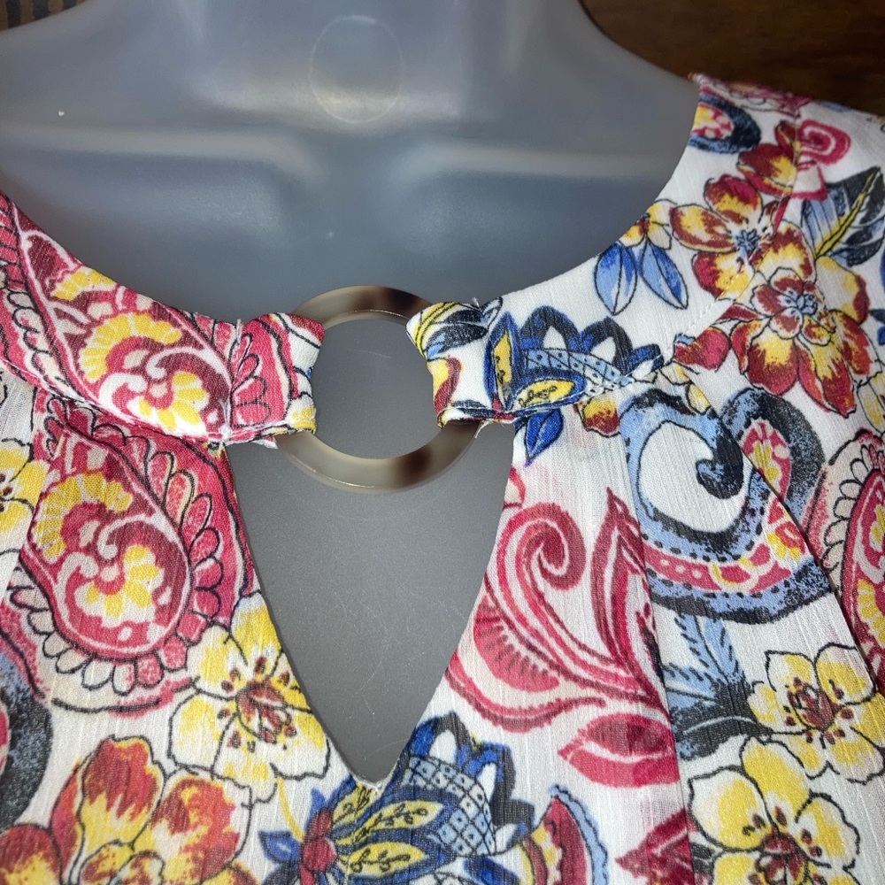 NWT Apt.9 Bandana asymmetrical Top M - Picture 2 of 13
